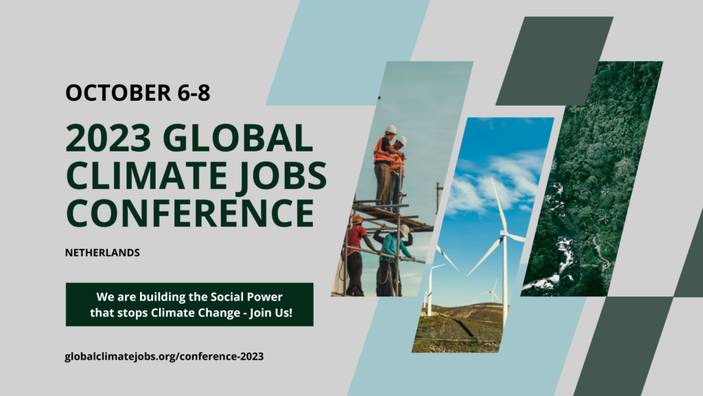 Conferência Global de Empregos para o Clima – 6-8 Outubro